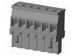 Connector: pluggable terminal block; plug; female; angled 90°