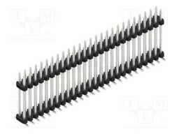 Connector: pin strips; pin header; male; PIN: 52; 2mm; SMT; 2x26