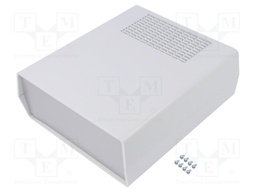 Enclosure: with panel; vented,PCB is fastened in guides; AUS