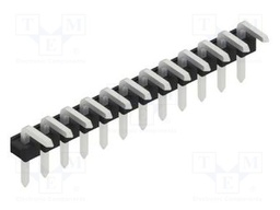Connector: pin strips; pin header; male; PIN: 12; 2.54mm; THT; 1x12