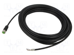 Cable: for sensors/automation; M12; straight; 15m; plug; 7000; PVC