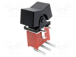 ROCKER; SPDT; ON-OFF-ON; 5A/120VAC; 5A/28VDC; black; IP67; 300A
