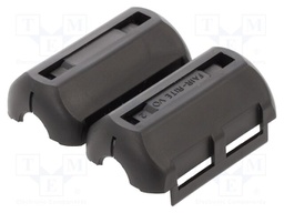 Ferrite: two-piece; on round cable; 44; 0÷85°C; 206Ω; 100MHz