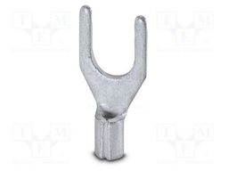Non-insulated; Body: silver; Tip: fork