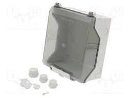 Enclosure: multipurpose; X: 217mm; Y: 253mm; Z: 115mm; GK; light grey