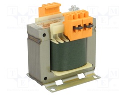 Transformer: mains; 63VA; 230VAC,400VAC; 24V,48V; screw type; IP00