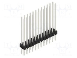 Connector: pin strips; pin header; male; PIN: 24; 2.54mm; THT; 2x12