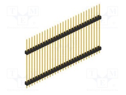 Connector: pin strips; pin header; male; PIN: 29; 2.54mm; THT; 1x29