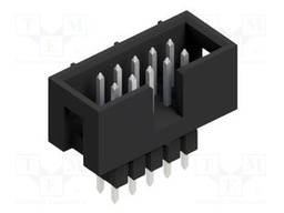 Connector: pin strips; pin header; male; PIN: 10; 2.54mm; THT; 2x5