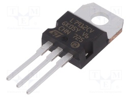 IC: voltage regulator; linear,fixed; -12V; 1.5A; TO220; THT