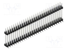 Connector: pin strips; pin header; male; PIN: 56; 2mm; SMT; 2x28