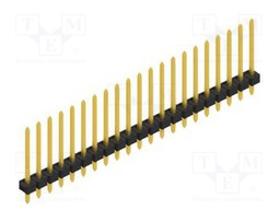 Connector: pin strips; pin header; male; PIN: 21; 2.54mm; THT; 1x21