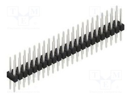 Connector: pin strips; pin header; male; PIN: 46; 2.54mm; THT; 2x23