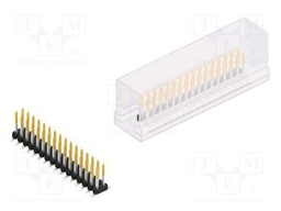 Connector: pin strips; pin header; male; PIN: 32; 2mm; SMT; 2x16