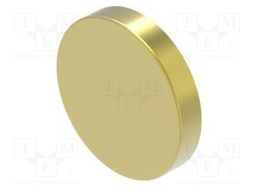 Actuator lens; OptoHiT; golden; aluminium; Ø23.7mm