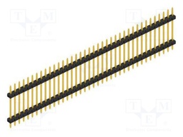 Connector: pin strips; pin header; male; PIN: 38; 2mm; THT; 1x38