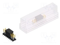 Connector: pin strips; pin header; male; PIN: 16; 2.54mm; SMT; 2x8