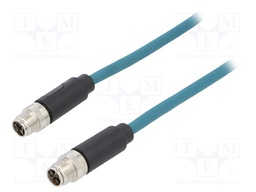 Cable: for sensors/automation; PIN: 8; male; X code-ProfiNET; IP67