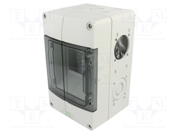 Enclosure: for modular components; grey; No.of mod: 4; Series: STV