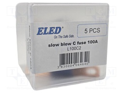 Fuse: fuse; 100A; 32VDC; automotive; 62mm; 62x15.2x22.2mm