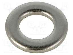 Washer; round; M7; D=14mm; h=1.6mm; A2 stainless steel; DIN 125A
