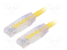 Patch cord; TX6™ PLUS,U/UTP; 6; stranded; Cu; LSZH; yellow; 24AWG