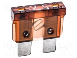 Fuse: fuse; 7.5A; 32VDC; automotive; 19.2mm; 19.2x5.2x19.2mm