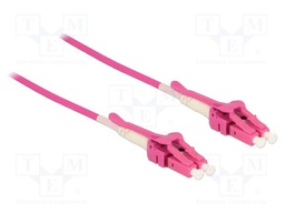 Fiber patch cord; OM4; LC/PC,both sides; 10m; 50/125um; LSZH
