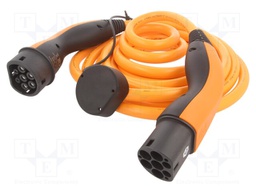 Cable: eMobility; 440V; 22kW; Type 2,both sides; IP55; 5m; 32A