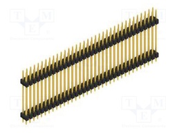 Connector: pin strips; pin header; male; PIN: 70; 2.54mm; THT; 2x35