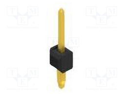 Connector: pin strips; pin header; male; PIN: 1; 2.54mm; THT; 1x1