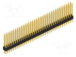 Connector: pin strips; pin header; male; PIN: 72; 1.27mm; THT; 2x36