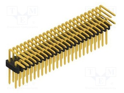 Connector: pin strips; pin header; male; PIN: 50; 1.27mm; THT; 2x25