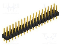 Connector: pin strips; pin header; male; PIN: 36; 2.54mm; THT; 2x18