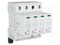 Surge arrester; Type 1+2; Poles: 4; In 8/20us: 65kA; -40÷85°C; IP20