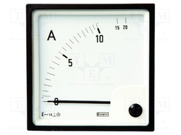 Meter: panel; analogue; 0/50÷100A; True RMS; Iin: 50/100A; 50÷60Hz