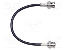Test lead; 60VDC; 30VAC; BNC male plug- BNC male plug; black