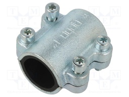 Splice terminal: fixing clamp; two-part; 10bar; cast iron; CLAMPS