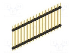 Connector: pin strips; pin header; male; PIN: 33; 2.54mm; THT; 1x33