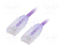 Patch cord; TX6-28™,U/UTP; 6; stranded; Cu; LSZH; violet; Len: 5m