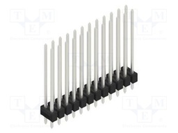Connector: pin strips; pin header; male; PIN: 24; 2.54mm; THT; 2x12