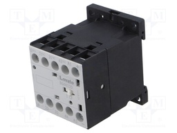 Contactor: 4-pole; NC x2 + NO x2; 12VDC; 6A; BG; screw terminals