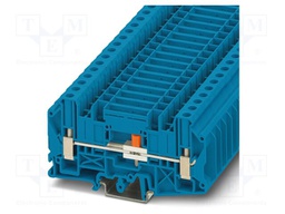 Splice terminal: rail; UT; PA; terminals: 2; W: 8.2mm; H: 105.2mm