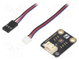 Sensor: UV; optical; analog; 5VDC; Kit: module,cables; Gravity