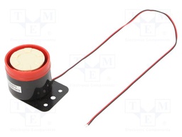 Sound transducer: siren; 130mA; Ø: 54mm; H: 47mm; 12VDC; L: 71mm; 62g