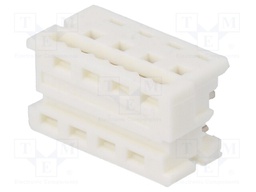 Plug; wire-board; female; PIN: 8; 1.27mm; IDC; for ribbon cable