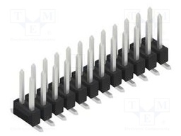 Connector: pin strips; pin header; male; PIN: 24; 2.54mm; SMT; 2x12