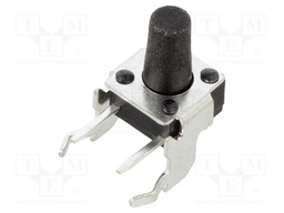 SWITCH, TACTILE SPST, 50mA, THROUGH HOLE