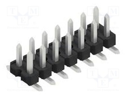 Connector: pin strips; pin header; male; PIN: 14; 2.54mm; SMT; 2x7