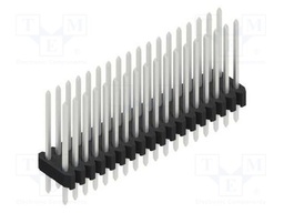 Connector: pin strips; pin header; male; PIN: 36; 1.27mm; THT; 2x18